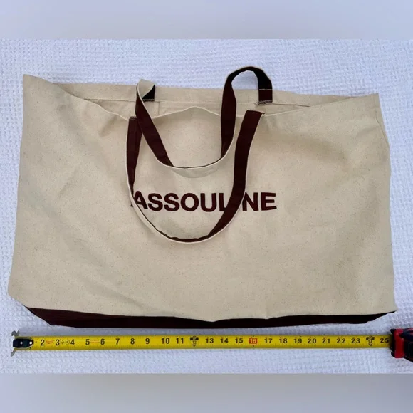 Assouline XLarge Canvas Tote Bag - Picture 4 of 9